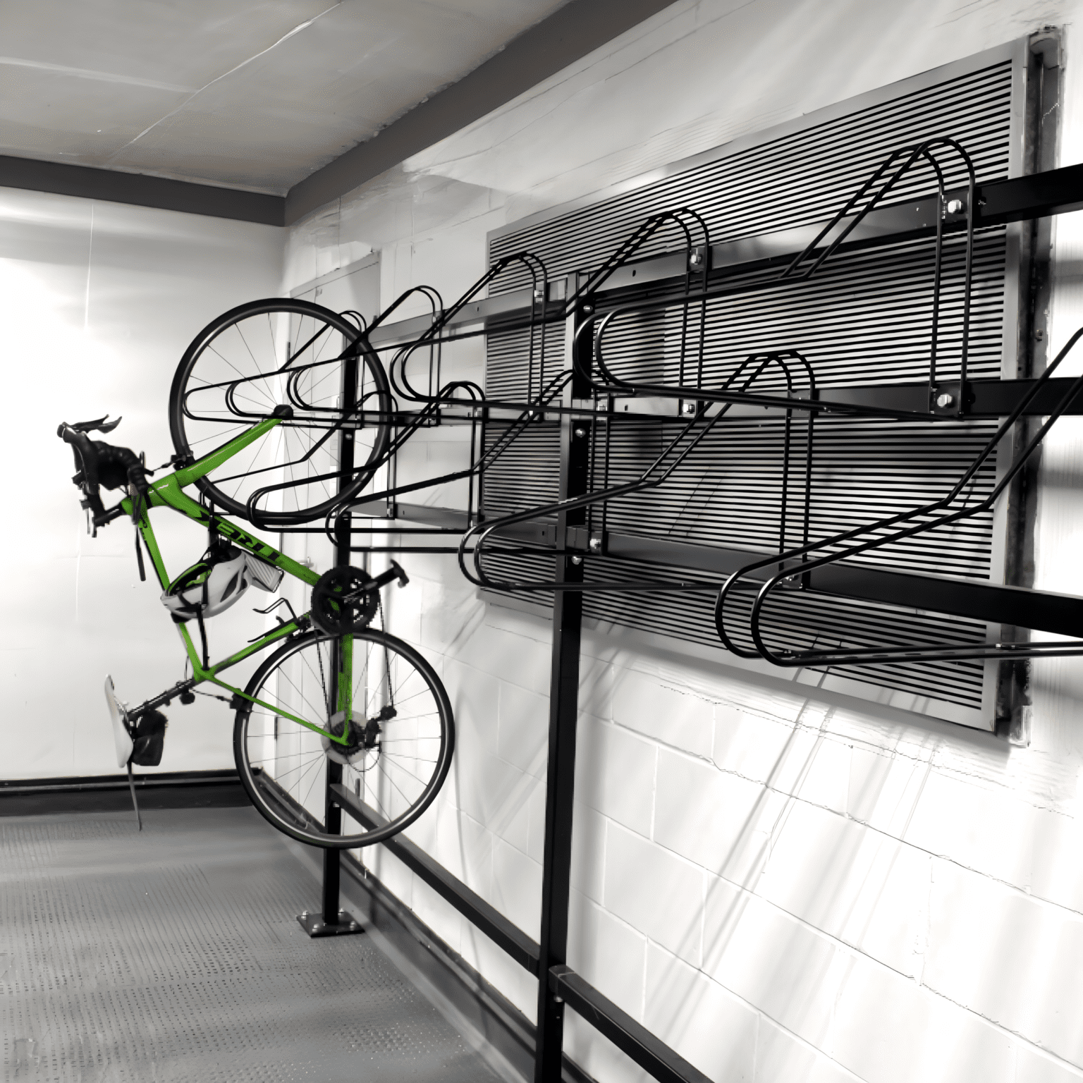 Bike Stack Verticle Vertical Bike Racks - The Bike Storage Company