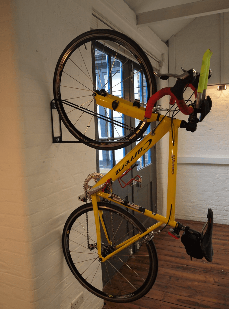 upright bike rack